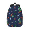 thumbnail image 1 of Easygdp Dinosaur Astronaut Mochila Ligera de 15 Pulgadas para Estudiantes, Mochila Cómoda para la Escuela y Viajes, Correas Ajustables, 1 of 6