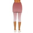 thumbnail image 4 of SwiftWear High-Waisted Skirted Capris - Yoga Skort with Built-in Leggings Athletic Workout Capri Pants for Women Sizes S-2XL​​, 4 of 6