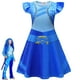 thumbnail image 2 of Descendientes 4 2024 Disfraz de princesa roja para niñas de Halloween Disfraz de Chloe azul Disfraz de la reina de corazones Bridget Peluca de bolsa rosa, 2 of 5