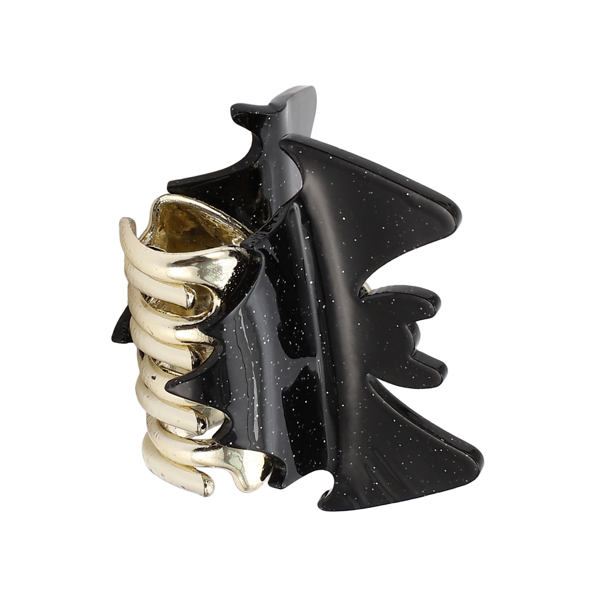 Unique Bargains Women's Bat Style Hair Clips 1.97 Inch Length 1 Pc Black
