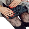 thumbnail image 5 of Pantalon en Mesh Noir à Manches Courtes pour Femmes, 5 of 5