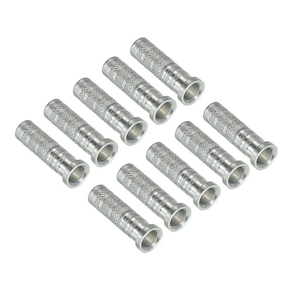 Unique Bargains Inserts Flèche 0.244 Pieds Dia 6.2mm 7.8mm Adaptateur d'Arbre en Aluminium pour Points de Tir, Lot de 12