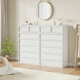 thumbnail image 4 of Huloretions 7-Drawer Dresser for Bedroom,Modern Wooden Chest of Drawers,Sturdy and Stable Storage Organizer for Living Room,Entryway,Home Office, 4 of 7