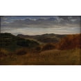 thumbnail image 3 of P. C. Skovgaard 14x11 Black Modern Framed Museum Art Print Titled - Hills Behind the Moen Cliff (1846 - 1851), 3 of 5