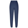 thumbnail image 6 of Yuanlook Women's Cotton Drawstring Waist Jogger Pants Lightweight Casual & Active Trousers Size S-XL, 6 of 6