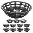 thumbnail image 1 of Planter Hole Mesh Pad PP for Plant Care 12Pcs 3.69X3.69X1.10In, 1 of 9