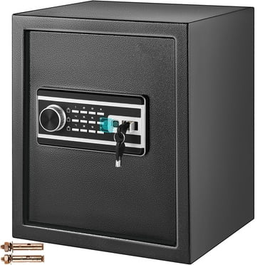 SKYSHALO 48 L Fire Resistant Security Safe with Override Keys, 15.36" x 13.78" x 18.31", Black
