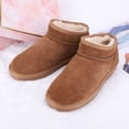 thumbnail image 3 of Botas Tobillo Cómodas Cortas Sin Cordones Nieve para Mujer Antideslizantes Senderismo, 3 of 9