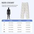 thumbnail image 4 of Picia Floral Mens Soft Woven Cotton Elastic Waistband Sleep Pajama Pant Lounge Sleep Pant With Pockets And Drawstring-X-Large, 4 of 9