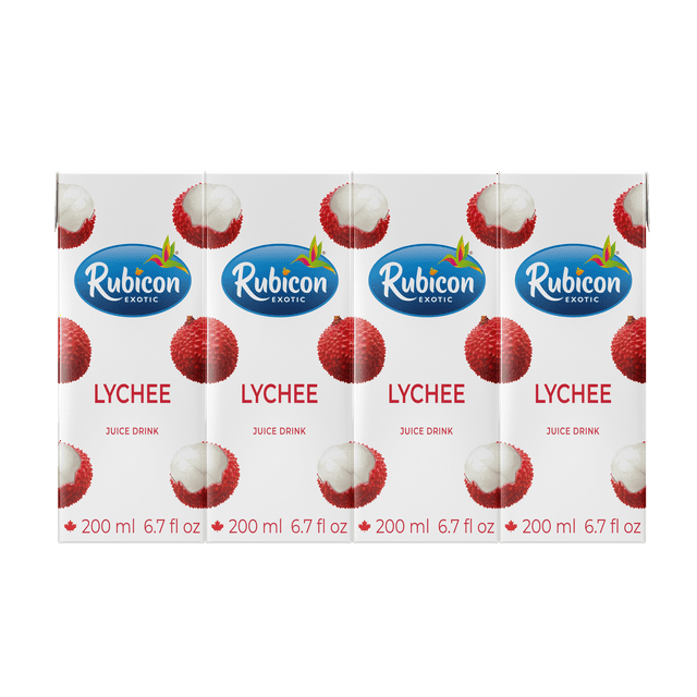 Rubicon Lychee Juice Drink 4 x 200ml