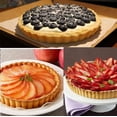 thumbnail image 5 of 10 Inch Tart Pie Pan Pie Tins for Baking Quiche Baking Dish Removable Bottom Fruit Tart Mold, 5 of 6