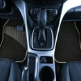 thumbnail image 1 of FH Group Color-Trimmed Liners Non-Slip Car Floor Mats with Rubber Heel Pad - Full Set, 1 of 6