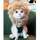 thumbnail image 1 of Cojín de Cabeza de León para Gatos Sombrero para Mascotas Adorno de Tocado Divertido, 1 of 9