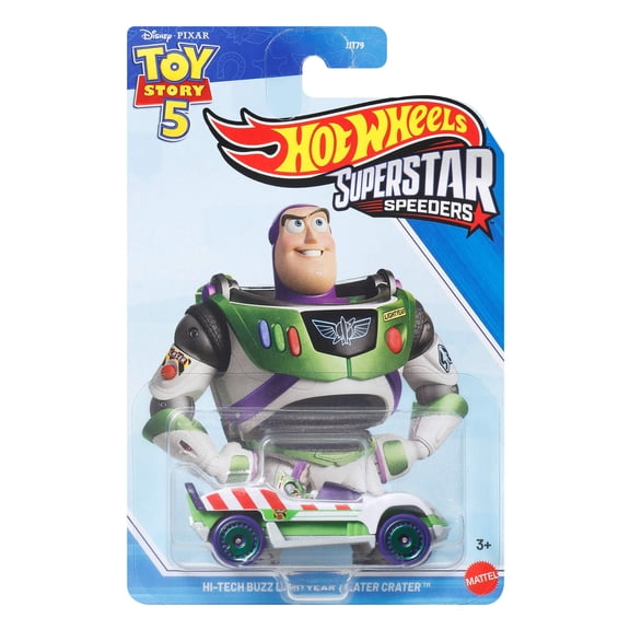 Hot Wheels Superstar Speeders, Pop Culture Character Driving Hot Wheels Originals (Styles May Vary