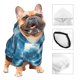 thumbnail image 3 of Balery Blue Tie Dye Sudadera con Capucha para Perros Pequeños – Ropa para Mascotas, Disfraz para Perros y Gatos, Ideal para Fiestas y Cosplay-Small, 3 of 7