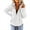 White, variant on Abcnature Women Fall Winter Pullover V-Neck Zipper Long Sleeve Sweatshirts Casual Ladies Sweatshirts Pullovers Shirts Tops Sweaters for Women Black L
