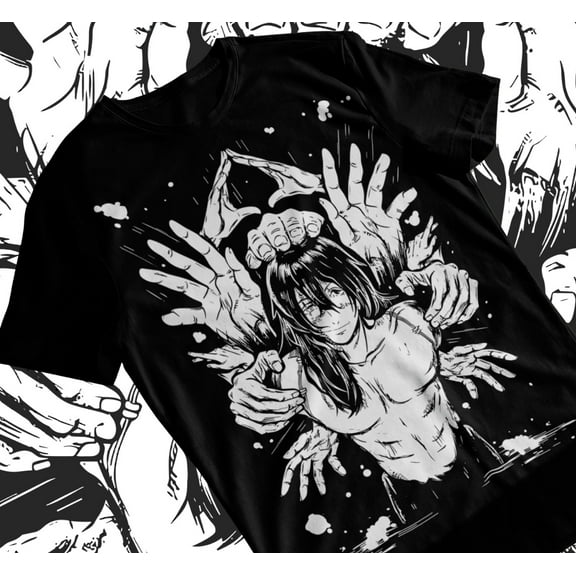 Jujutsu Kaisen Mahito Curse Anime Manga Short Sleeve T-shirt Soft Tee