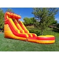 thumbnail image 4 of Volcano Red Wave 15 Foot Inflatable Water Slide + Commercial 1.5HP Blower, 4 of 4
