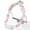 Floral, variant on YXMEIGUO 3 Pcs Satin Strap Covers, CPAP Strap Covers Mask Frame Cushion Covers, Satin Sleep Headgear Cover Compatible with DreamWear, AirFit N30i P30i, Floral