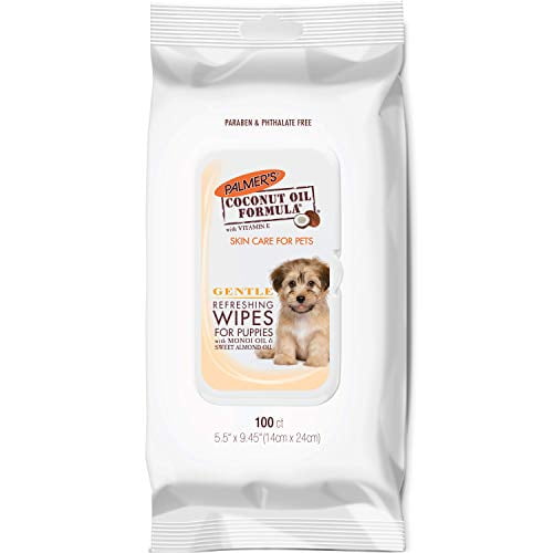 Palmer's for Pets Coconut Oil Gentle Refreshing Wipes for Puppies