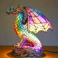 thumbnail image 2 of New Animal Table Lamp Series Stained Night Light Retro Desk Lamp Gift, 2 of 5