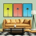 thumbnail image 3 of IDEA4WALL 3 Piece Canvas Wall Art Tropical Palm Trees Canvas Prints Framed Wall Art Decor, 3 of 4
