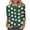 #0032-Multicolor, variant on Ailaofu Christmas Shirts for Women 3/4 Sleeve Round Neck T Shirts Cute Holiday Graphic Pullover 2025 Xmas Outfits