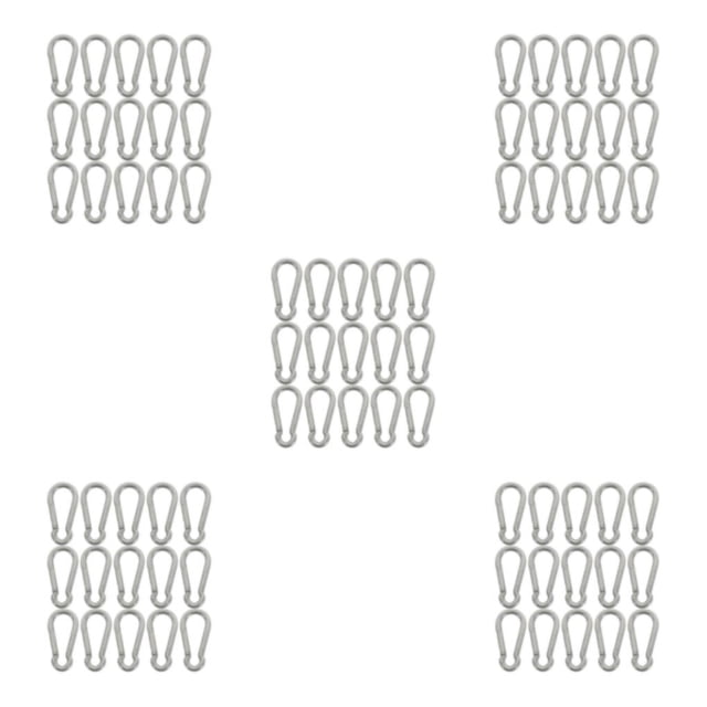 Gancho de senderismo Riwesomey hierro chapado en zinc 15X