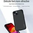 thumbnail image 6 of Allytech Ultra Slim Case for iPhone 15, Magnetic [Support MagSafe Wireless Charging] [Soft TPU + Hard PC] Hybrid Salient Point Camera Protection Shockproof Dustproof Non-Slip Case, Black, 6 of 11