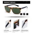 thumbnail image 6 of KALIYADI Polarized Sunglasses for Men and Women,Classic Square Sun Glasses with UV Protection for Driving Fishing, 6 of 10