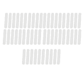 thumbnail image 1 of 50 Piezas Desechables Cap Liner Absorbe la Humedad Banda para el Sudor Visera Sombrero Adhesivo Absorbe el Sudor Tiras Cinta,Blanco, 1 of 10