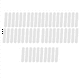 thumbnail image 1 of 50 Piezas Desechables Cap Liner Absorbe la Humedad Banda para el Sudor Visera Sombrero Adhesivo Absorbe el Sudor Tiras Cinta,Blanco, 1 of 10