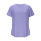 thumbnail image 3 of mfyjkho Tops De Gimnasio Para Mujer, Blusa Holgada De Manga Corta Con Lentejuelas Y Cuello En V Para Mujer Tops De Tallas Grandes Xl, 3 of 7