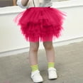 thumbnail image 2 of JUMEYU Tutu Skirt for Baby Girl Girl's Layered Tutu Skirt Tulle Princess Sparkle Skirt for Little Girl 1T 2T (Hot Pink,1-2 Years), 2 of 9