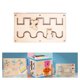 thumbnail image 2 of Tablero sensorial de madera Montessori para actividades educativas para niños. Estilo G, 2 of 9