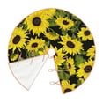 thumbnail image 3 of Bingfone Christmas Tree Skirt Mat Christmas Decoration Interior 36"-Sunflowers In Vintage, 3 of 8