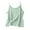Light Green, variant on Women's Soft Strap Camisole Tank Top for Home and Casual Wear Comfortable Layering All Season Basic Undershirt Lace Tunic Women Camisole Camisole with Shelf Bra for Women Wide Straps Women Top Lace