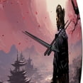 thumbnail image 5 of Designart "Samurais Resolve Asian Painting VII" Asian Oversized Wall Clock, 5 of 5