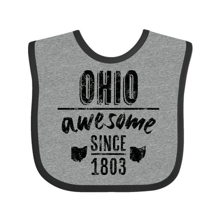 

Inktastic Ohio Awesome Since 1803 Gift Baby Boy or Baby Girl Bib