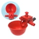 thumbnail image 2 of 20 bebederos automáticos para palomas, pollos y codornices, con volumen de agua ajustable (rojo), 2 of 5