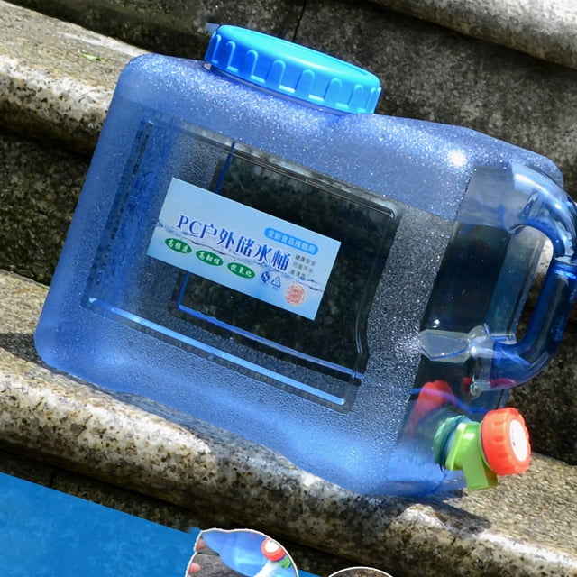 Botella de agua al aire libre, cubo de agua pura para PC, almacenamiento de agua portátil, portador de agua portátil, rendimiento de alta gama