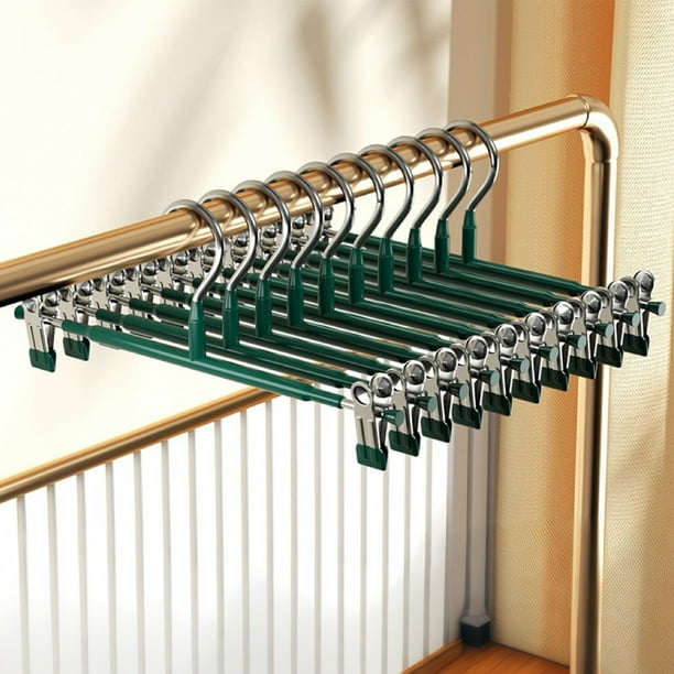 Pinzas para ropa Billuyoard de acero inoxidable 5 piezas Verde oscuro