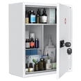 thumbnail image 1 of Botiquín Uniclife, montaje en pared, con cerradura, acero blanco, 1 of 7