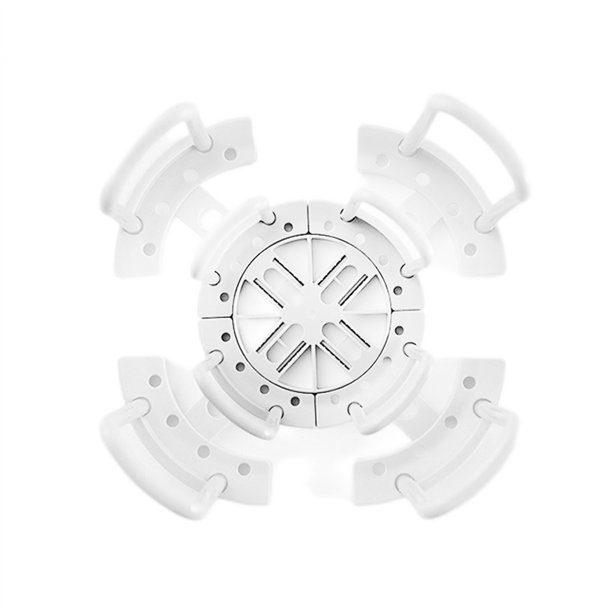 Injueey Estante para secar platos, cuenco, soporte de almacenamiento en seco, encimera, utensilios de cocina, vajilla, escurridor, accesorio Organizadores de utensilios de cocina Blanco