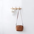 thumbnail image 4 of Wood Coat Rack Modern Wall Mounted Hat and Towel Hanger Wooden Hooks Robe Racks with Pegs for Bedroom Bathroom and Entryway Durable, Easy Assembly, Classic Design (3 Hook), 4 of 8