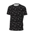 thumbnail image 6 of Wukai Cute Skull Print Men's Short-Sleeved Mesh T-Shirt,Quick-Dry Short Sleeve Workout T-Shirt-X-Small, 6 of 8