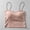 Pink, variant on Sevevn Women's Basic Spaghetti Strap Crop Top Camisole Sleeveless Tube Cami Shirts Tank Tops With Removable Padding Dark Gray Free Size