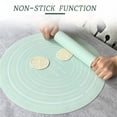 thumbnail image 1 of Silicone Pastry Mat with Measurement Non-Stick Pizza Cookies Rolling Pin Kids Food Making Baking Tools Bakery Accessories, 1 of 9