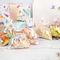 thumbnail image 4 of Iridescent Cellophane Bags with Colorful Ties, 100 PCS Holographic Bags, 5x7 Inch Plastic Clear Treat Bag Gift Candy Goodie Cookie Bag for Holiday Wedding Birthday Baby Shower Party Favor Supplies, 4 of 7