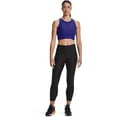 thumbnail image 3 of Under Armour Women's HeatGear High Rise No-Slip Waistband 7/8 Leggings (Black/White, XLT), 3 of 3